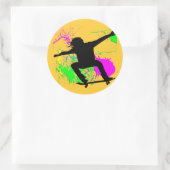 Sticker Rond Skateboard Extreme (Sac)