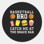 Sticker Rond Sketll Bro Me Attraper Au Snack R Sketll Brother (Devant)