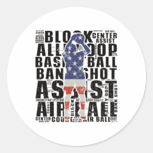 Sticker Rond Sketll Players Sketll Team Graphic Sports Sketll 5