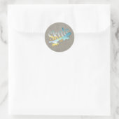 Sticker Rond Ski (Sac)