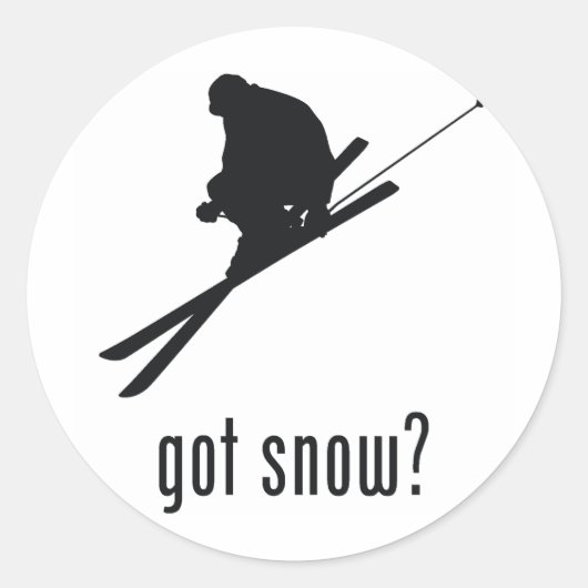 Sticker Rond Ski (Devant)