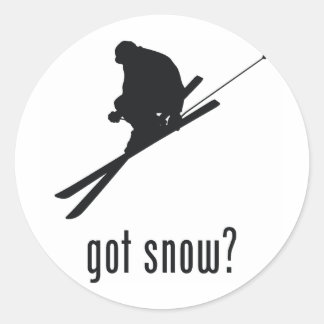 Sticker Rond Ski