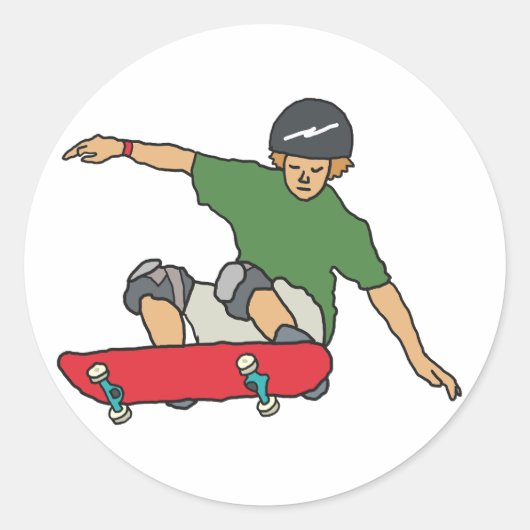 Sticker Rond Ski (Devant)