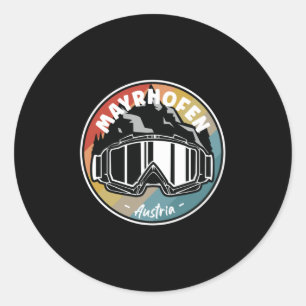 Sticker Rond Ski À Mayrhofen Autriche