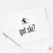 Sticker Rond Ski adaptatif (Enveloppe)