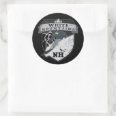 Sticker Rond Ski White Mountains, NH (Sac)