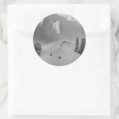 Sticker Rond Skis climbers (Sac)