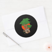 Sticker Rond Skull (Enveloppe)