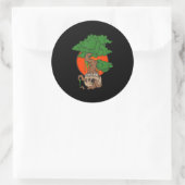 Sticker Rond Skull (Sac)