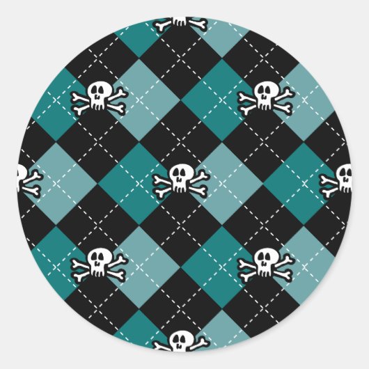 Sticker Rond Skullgyle (Devant)