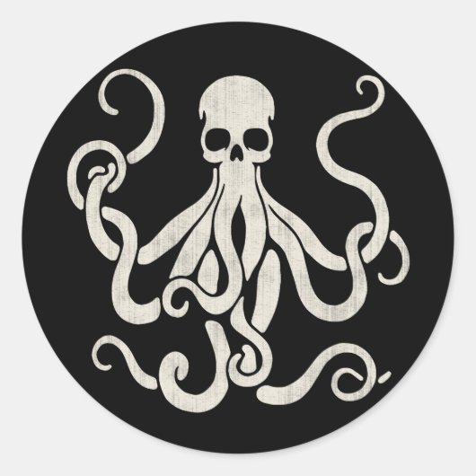 Sticker Rond Skultopus (Devant)
