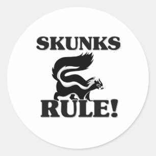 Sticker Rond SKUNKS Rule !