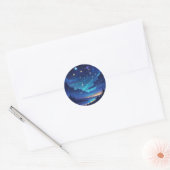 Sticker Rond Sky Nature Dreams (Enveloppe)
