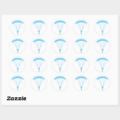 Sticker Rond skydive suicide (Feuille)