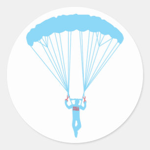 Sticker Rond skydive suicide
