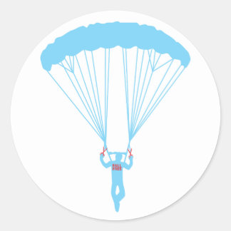 Sticker Rond skydive suicide
