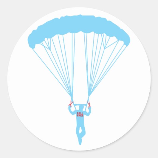 Sticker Rond skydive suicide (Devant)