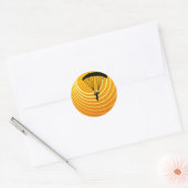 Sticker Rond skydiver (Enveloppe)