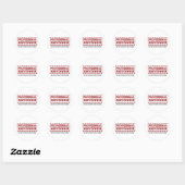 Sticker Rond Skydiver professionnel (Feuille)