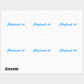 Sticker Rond Skyhawk 50 (Feuille)