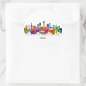 Sticker Rond Skyline du Japon (Sac)