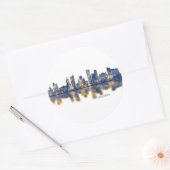 Sticker Rond Skyline Helsinki (Enveloppe)