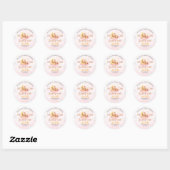 Sticker Rond Sleeping Bear – We Can Bearly Wait (Feuille)