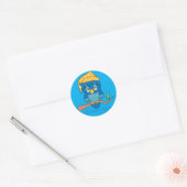 Sticker Rond Sleepy Owl Thunder_Cove (Enveloppe)