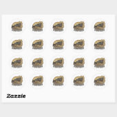 Sticker Rond Slogan 2 du char Epic Mega Killdozer (Feuille)