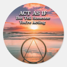 Slogan de rétablissement Sunrise Agir comme si