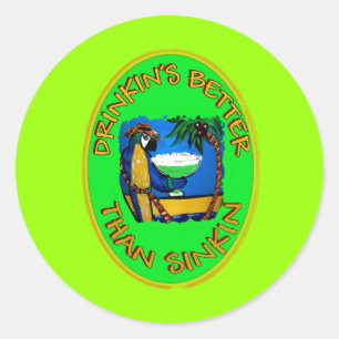 Sticker Rond Slogans du parti 1