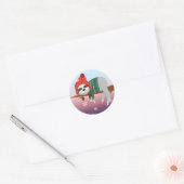 Sticker Rond Sloth (Enveloppe)