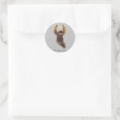 Sticker Rond Sloth Hanging Out Thunder_Cove (Sac)