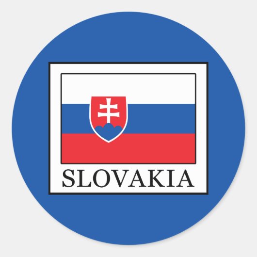 Sticker Rond Slovaquie (Devant)