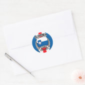 Sticker Rond Slovénie (Enveloppe)
