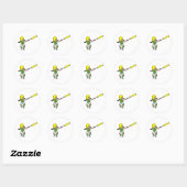 Sticker Rond Slugger (Feuille)