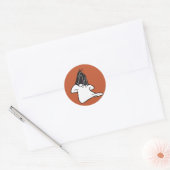 Sticker Rond Sly DAFFY DUCK™ (Enveloppe)