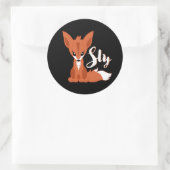 Sticker Rond Sly Fox (Sac)