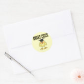 Sticker Rond Smart Chick (Enveloppe)