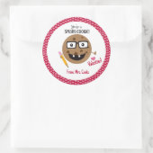 Sticker Rond Smart Cookie Salle de classe Nerd Enseignant Enfan (Sac)