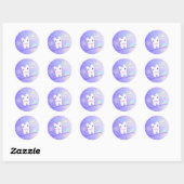 Sticker Rond Smile Bright Dental (Feuille)
