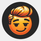 Sticker Rond Smilin Donald (Devant)