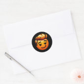 Sticker Rond Smilin Donald (Enveloppe)