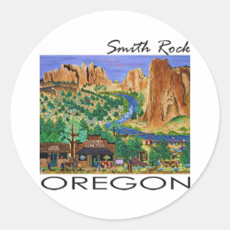 Sticker Rond Smith Rock ~ Oregon