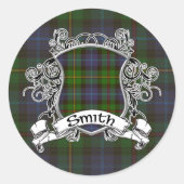 Sticker Rond Smith Tartan Shield (Devant)