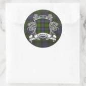 Sticker Rond Smith Tartan Shield (Sac)