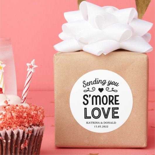 Sticker Rond S'more Love Mariage (Fête)