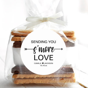 Sticker Rond S'more Wedding Favor