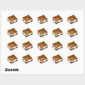 Sticker Rond S'mores Gimme S'more Campfire Camp Smore Smores (Feuille)