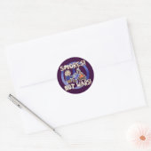 Sticker Rond S'mores pas les guerres (Enveloppe)